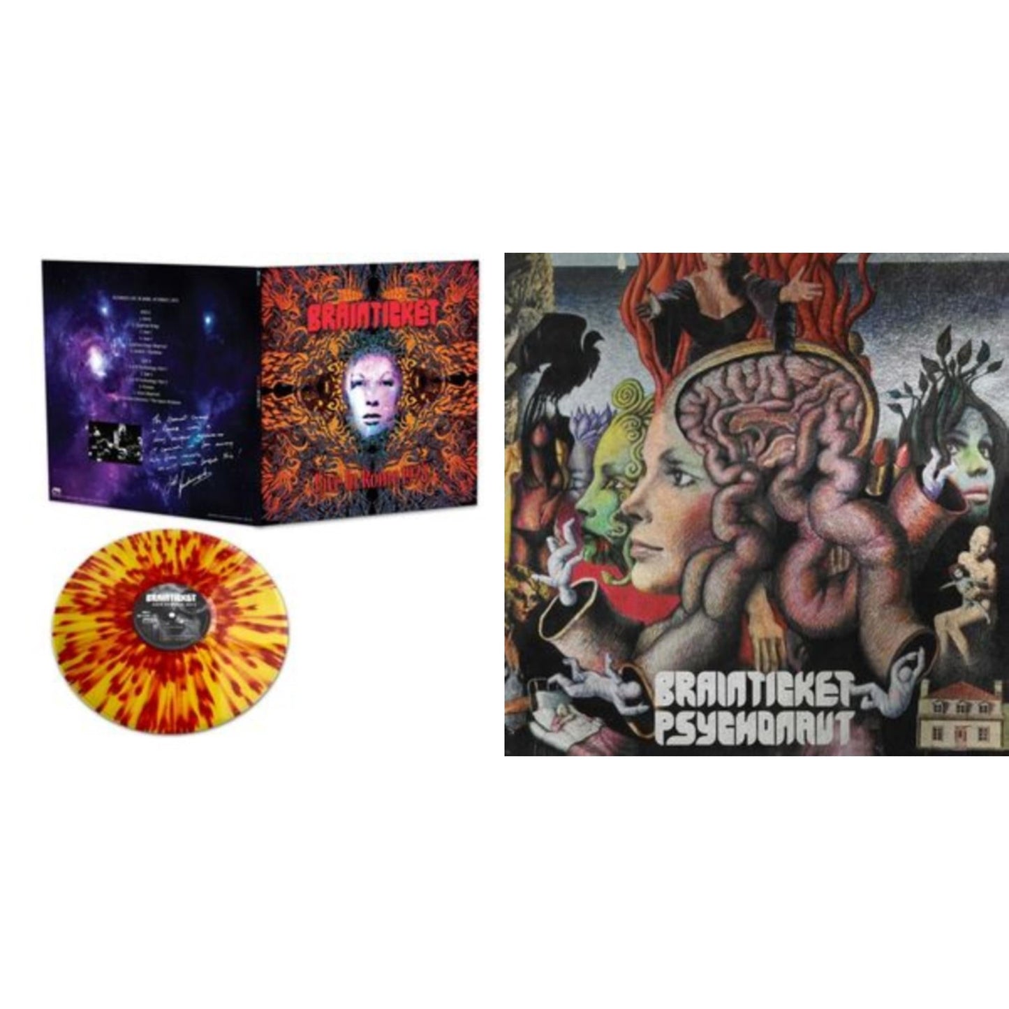 Live In Rome 1973 (Red/Yellow Splatter LP Vinyl) & Psychonaut (Bluered Splatter LP Vinyl)