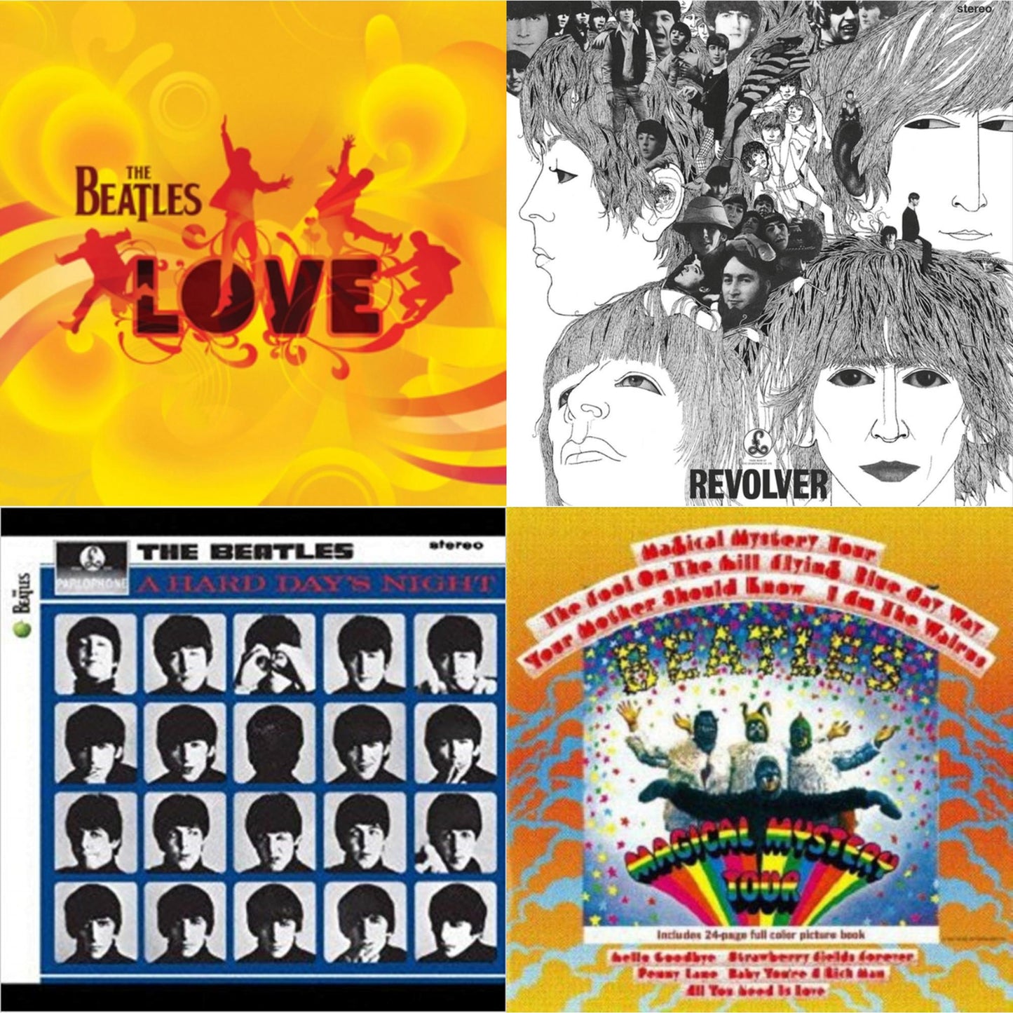 Hard Day's Night & Magical Mystery Tour & Revolver Special Edition & Love