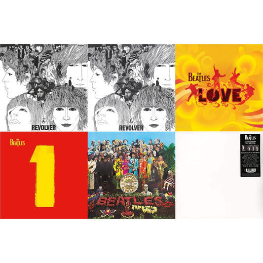 Revolver Special Edition & Revolver - Special Edition (Picture Disc) & Love  & 1 (2015 Reissue) & Sgt. Pepper's Lonely Hearts Club Band (2017 Stereo Mix/180G/Original Stencils) & Beatles (The White Album) (2LP)