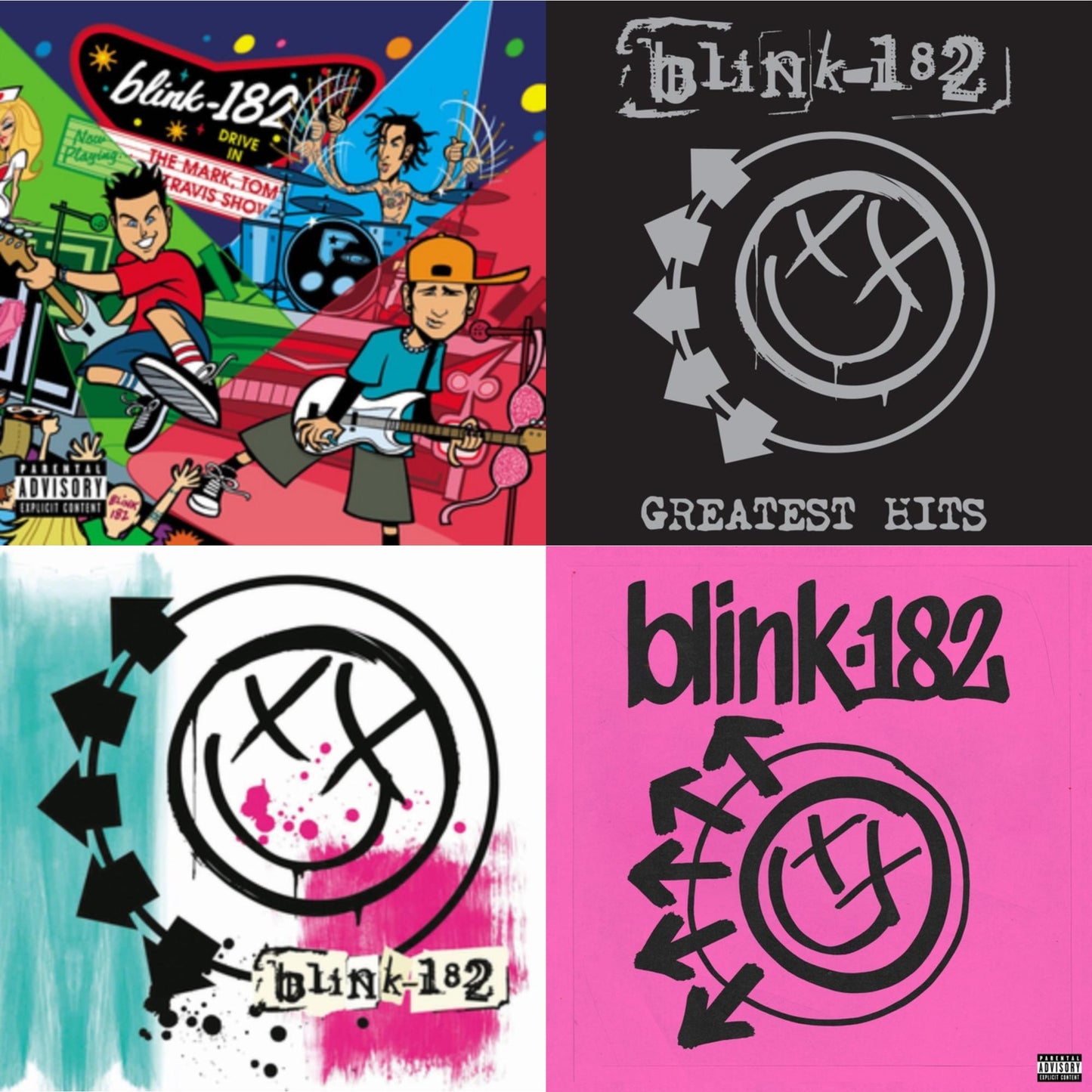 One More Time… (X) & Greatest Hits (2LP) & Mark Tom & Travis Show (Enema Strikes Back) & Blink-182