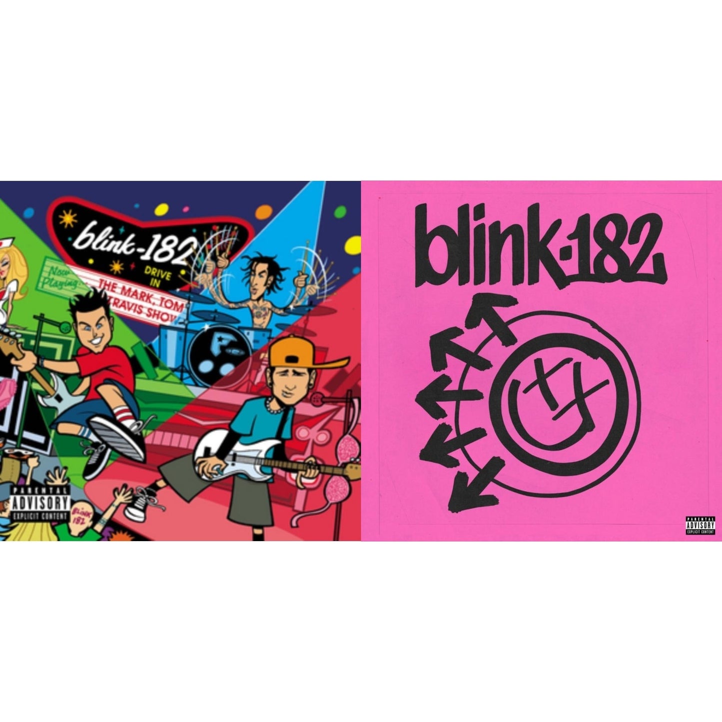 Blink-182 - One More Time… (X) & Mark Tom & Travis Show (Enema Strikes Back) - LP Vinyl Bundle
