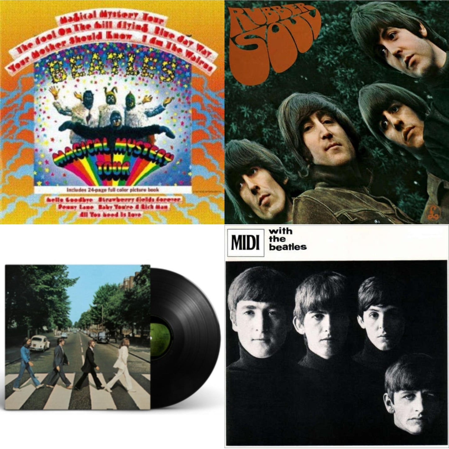 Rubber Soul & With The Beatles & Magical Mystery Tour & Abbey Road Anniversary