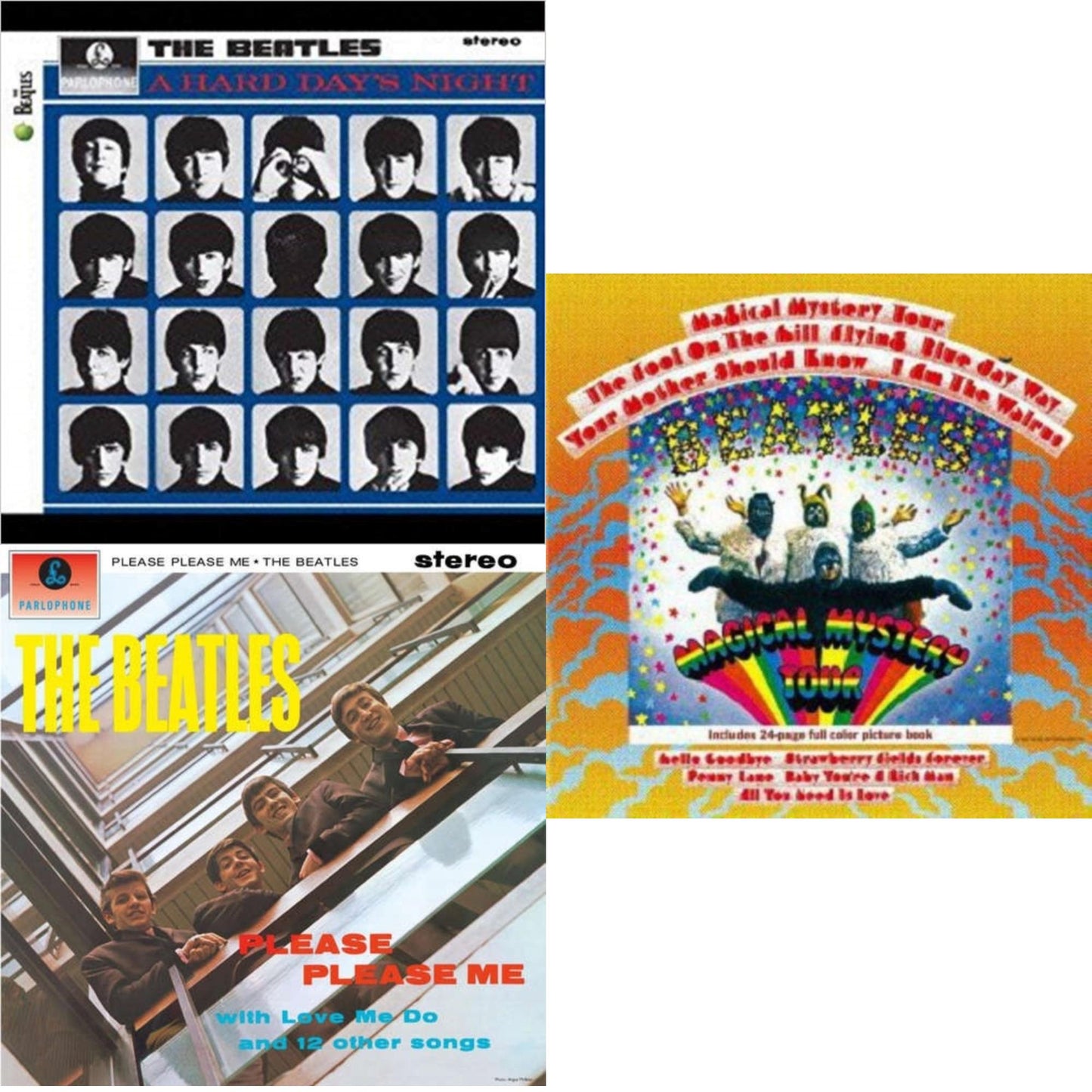 Hard Day's Night & Please Please Me & Magical Mystery Tour