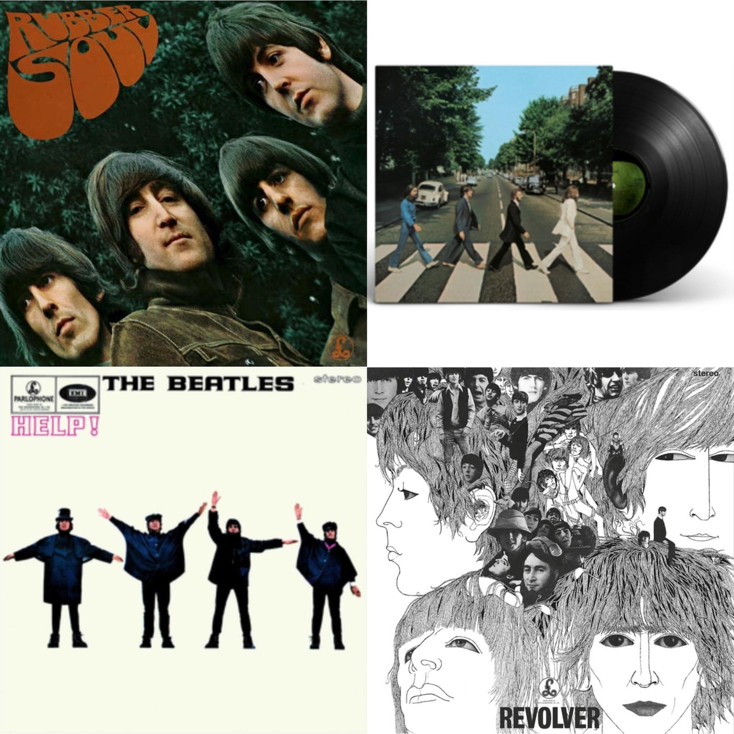 Help & Rubber Soul & Revolver Special Edition & Abbey Road Anniversary