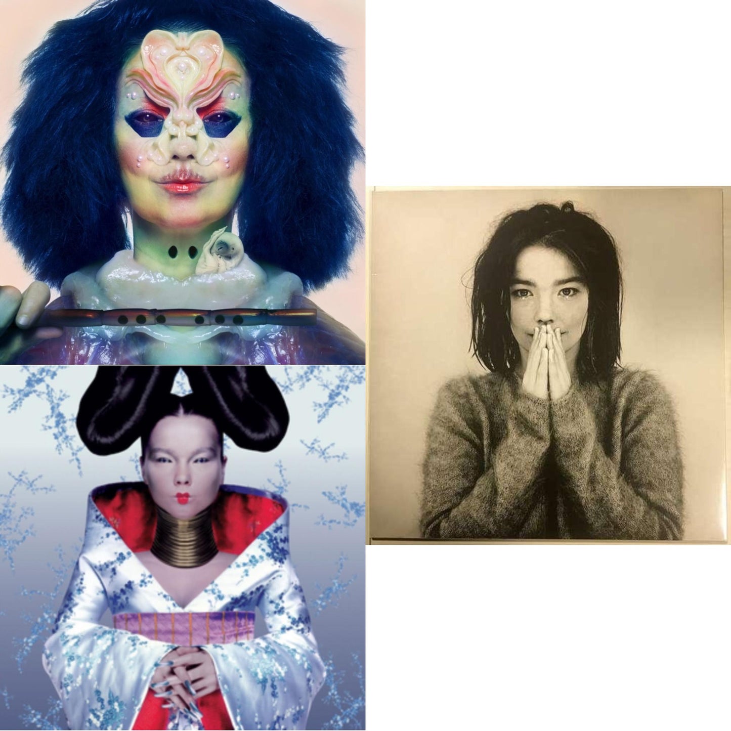 Bjork - Debut & Homogenic & Utopia - LP Vinyl Bundle