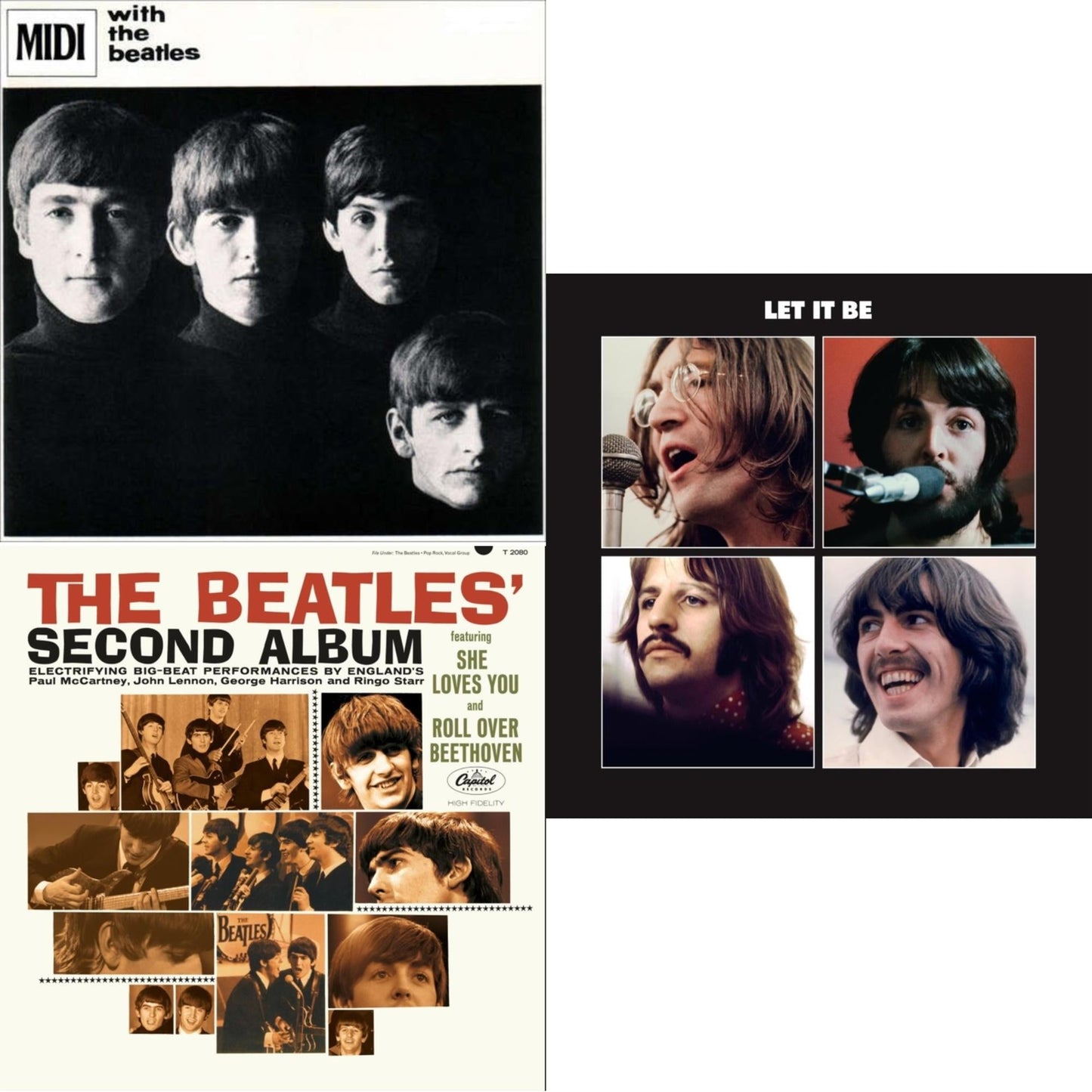 With The Beatles & Beatles Second Album  & Let It Be Special Edition