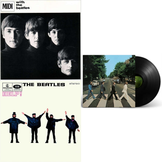 Beatles - Help & With The Beatles & Abbey Road Anniversary - LP Vinyl Bundle