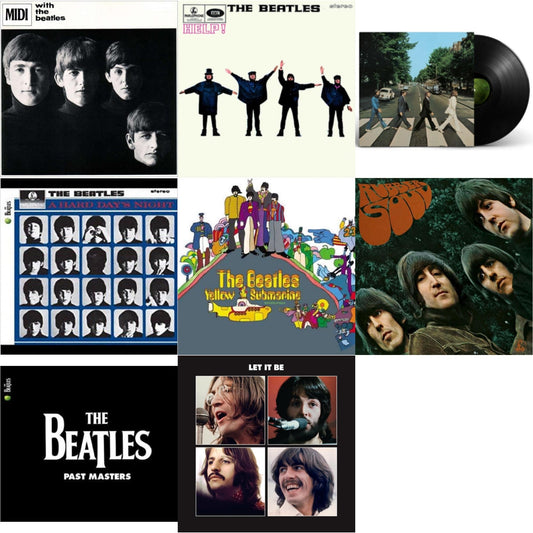Hard Day's Night & Help & Rubber Soul & With The Beatles & Yellow Submarine & Past Masters 1 & 2 & Let It Be Special Edition & Abbey Road Anniversary