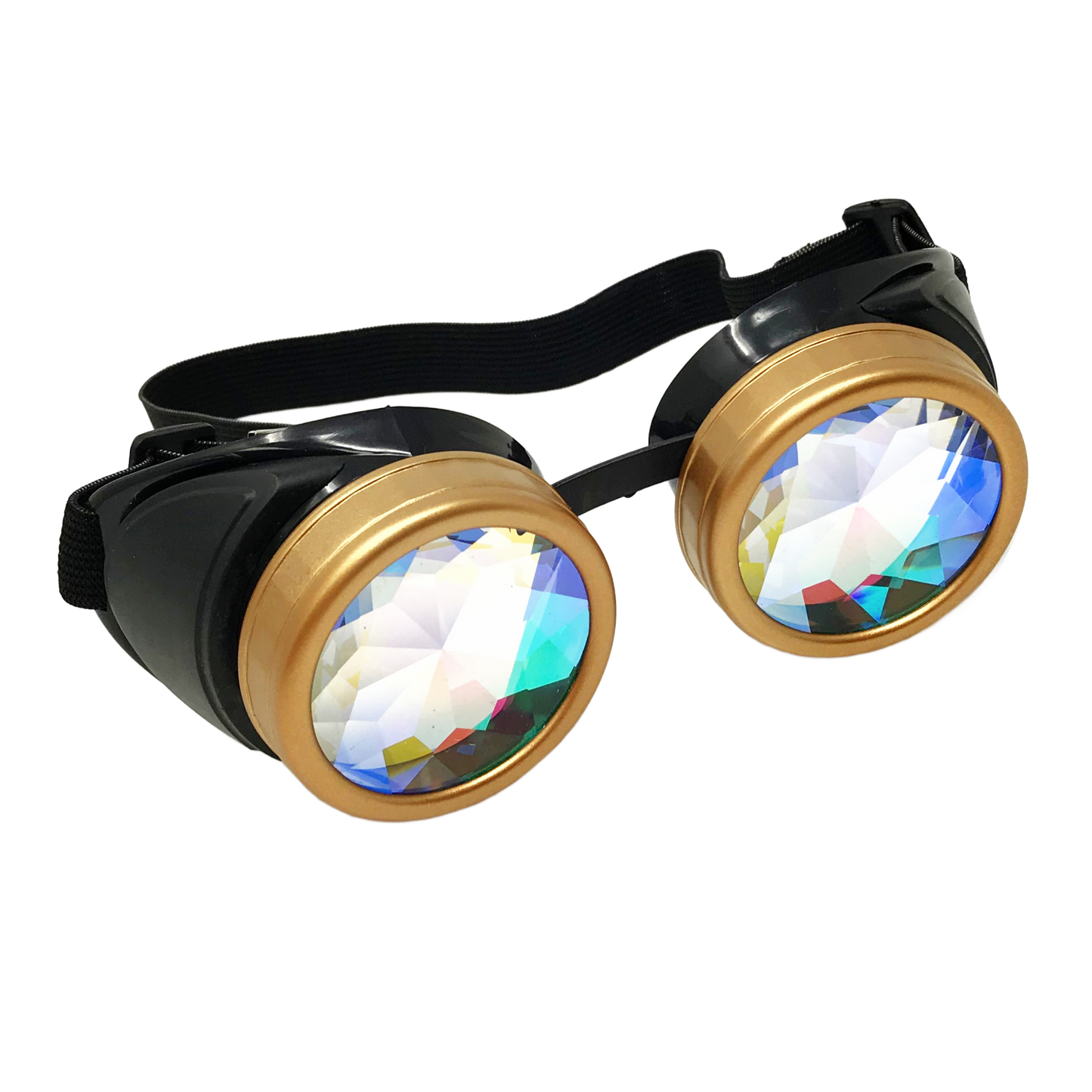 Rave Kaleidoscope Goggles Vintage Steampunk Glasses