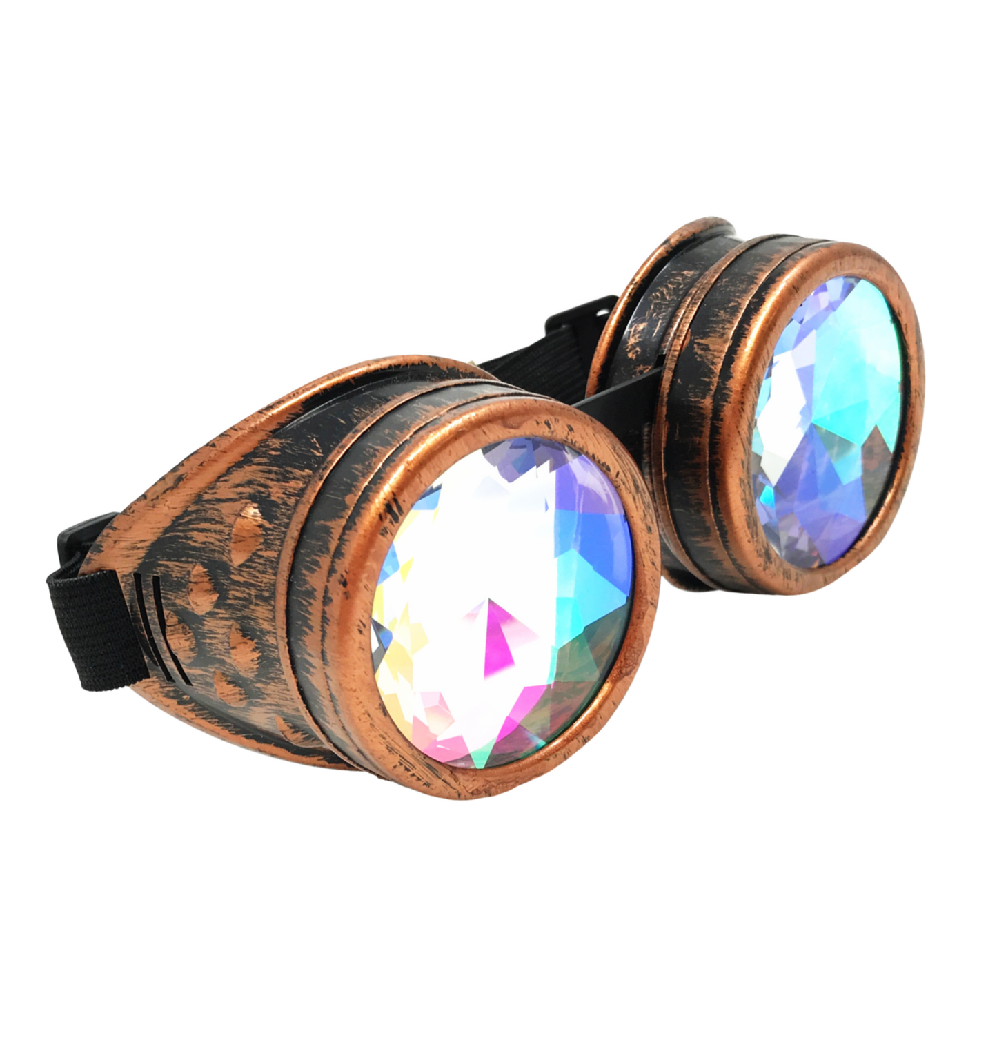 Rave Kaleidoscope Goggles Vintage Steampunk Glasses