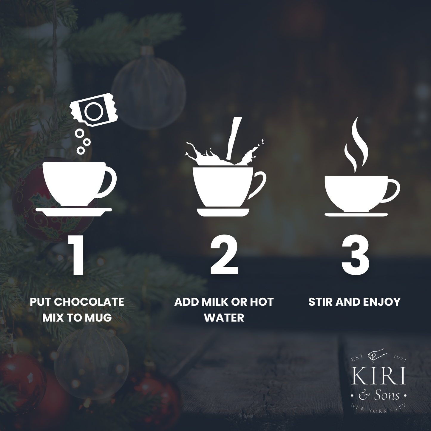 Gourmet Hot Cocoa Gift Set Cup Hot Chocolates - Set of 9 Flavors - Salted Caramel, French Vanilla, Caramel, Gingerbread, Mint, Amaretto & More - Holiday Christmas Gifts For Her, Him, Kids