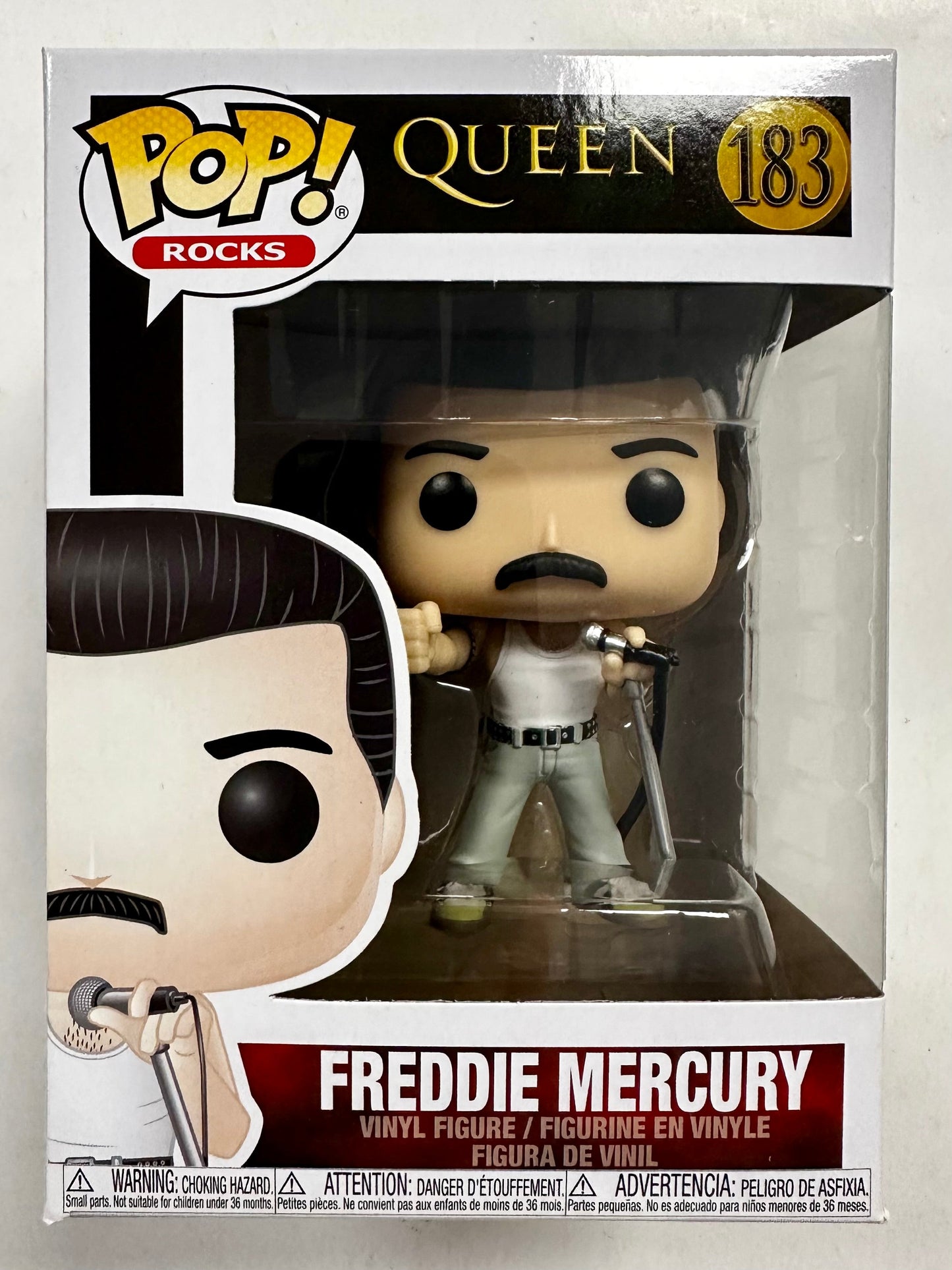 Funko Pop! Rocks Queen Freddie Mercury #183 Bohemian Rhapsody Under Pressure 2020
