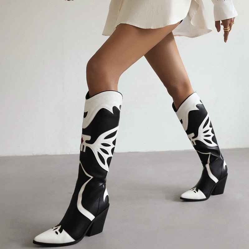 Western Cowboy : Women's Knee High Boots