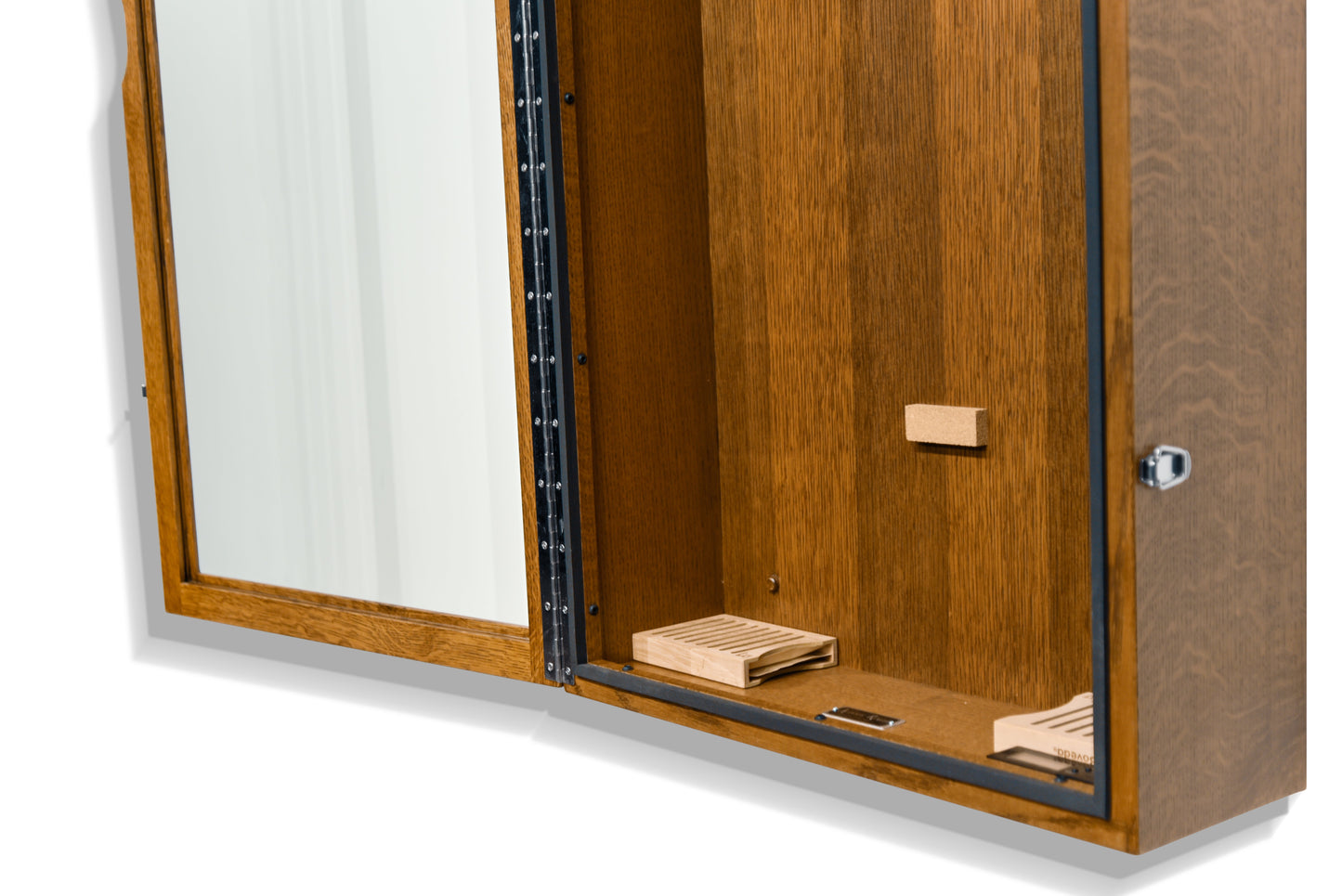 ClimaCase Rectangle Humidor - Quartersawn White Oak with Boston Stain