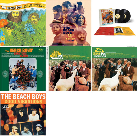 Endless Summer & Sail On Sailor (2LP/7Inch) & Feel Flows: The Sunflower & Surf's Up Sessions 1969-1971 (2LP) & Beach Boys' Christmas Album (Mono) & Pet Sounds (Mono) & Pet Sounds (Stereo) & Good Vibrations (Orange/Yellow Swirl-Marble LP Vinyl)