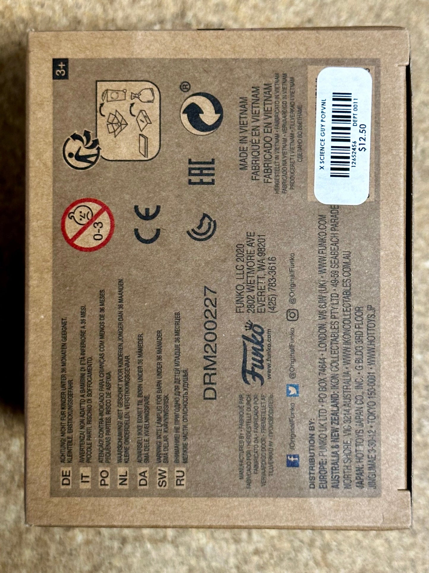 Bill Nye The Science Guy #51 Signed Earth Day Vaulted Funko Pop! With JSA COA