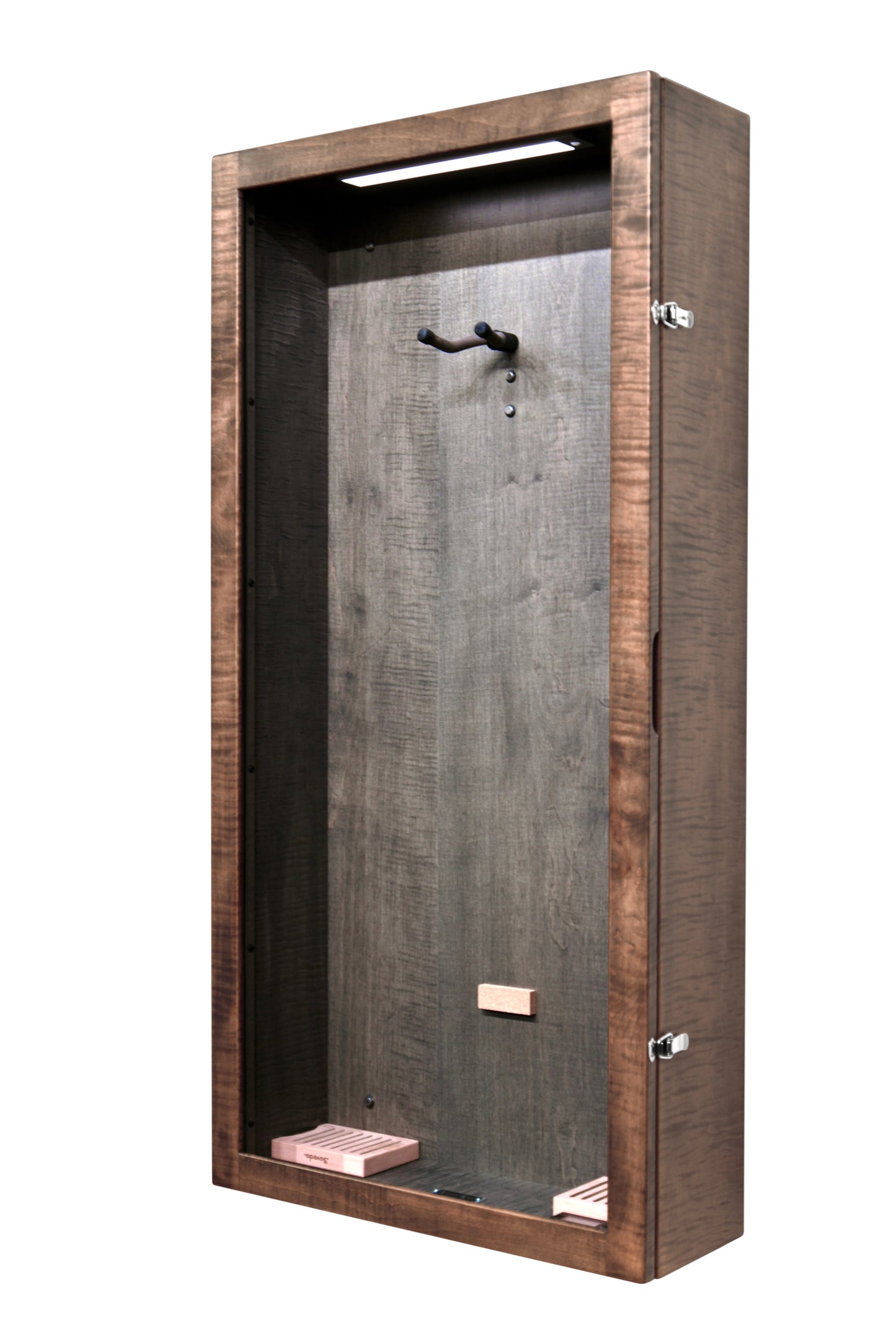 ClimaCase Rectangle Humidor - Flamed Maple with Antique Slate Stain