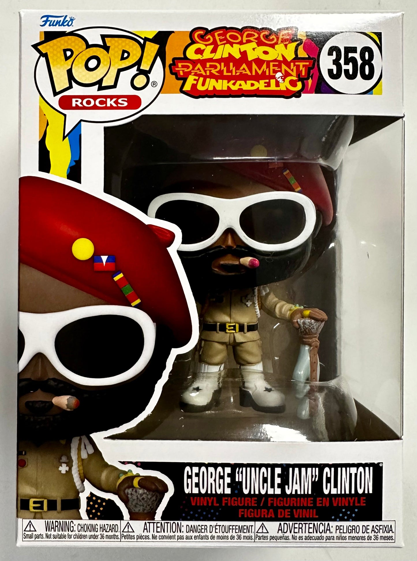 Funko Pop! Rocks George “Uncle Jam” Clinton #358 Parliament Funkadelic 2023