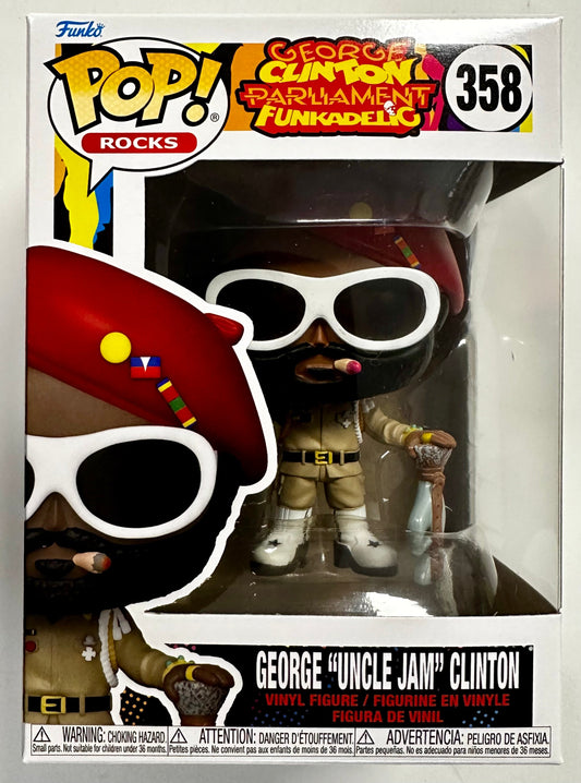 Funko Pop! Rocks George “Uncle Jam” Clinton #358 Parliament Funkadelic 2023