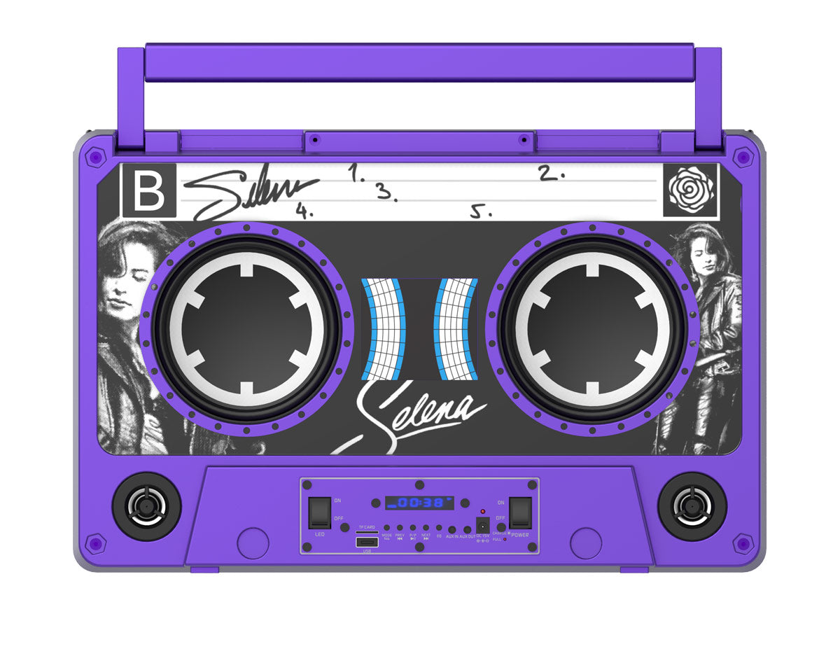 Selena X Bumpboxx Retro Riot Remixx Cassette Bluetooth Speaker By Lizard Vigilante