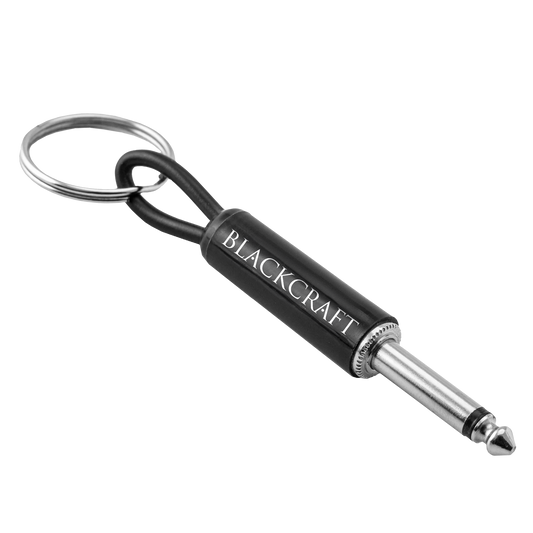 Blackcraft Logo Guitar Plug Keychain