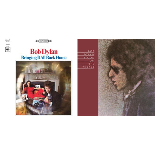Bob Dylan - Blood On The Tracks (150G/Dl Insert) & Bringing It All Back Home - LP Vinyl Bundle
