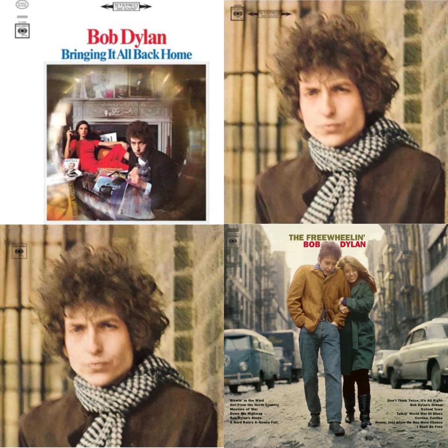 Bringing It All Back Home & Blonde On Blonde & Blonde On Blonde & Freewheelin Bob Dylan (140G/Dl Code)