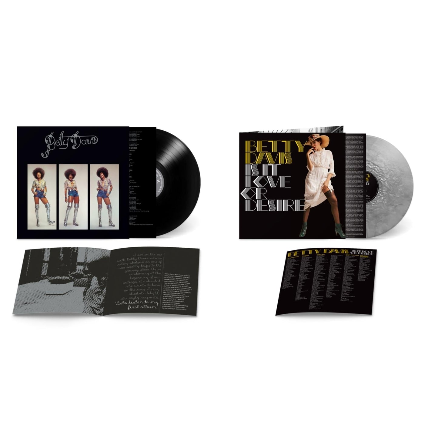Betty Davis & Is It Love Or Desire (Silver LP Vinyl)