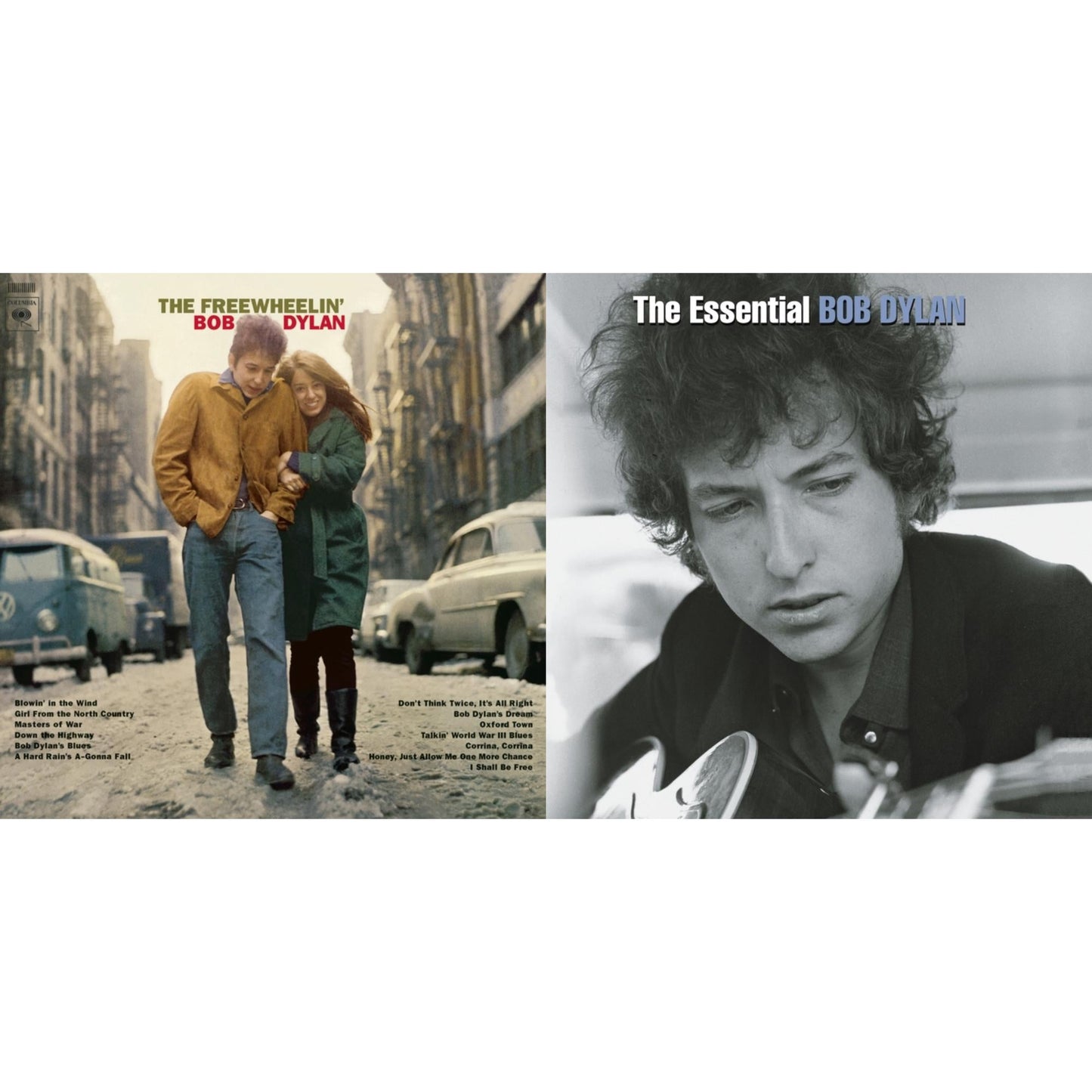 Bob Dylan - Essential Bob Dylan & Freewheelin Bob Dylan (140G/Dl Code) - LP Vinyl Bundle