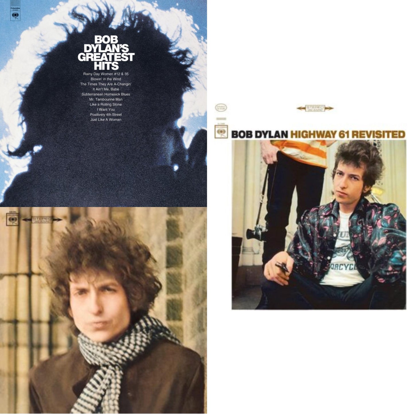 Highway 61 Revisited & Blonde On Blonde & Greatest Hits (150G/Dl Card)