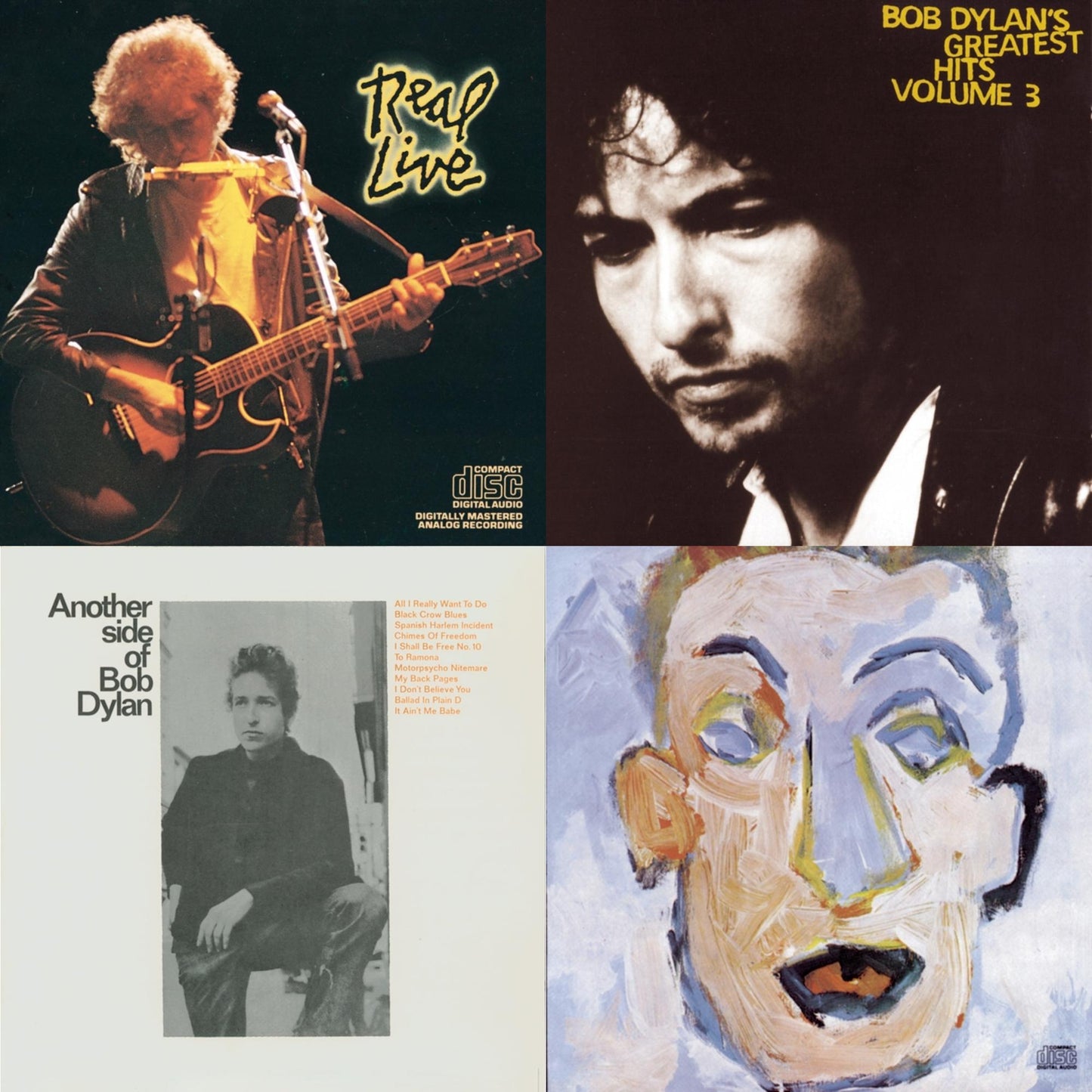 Real Live & Greatest Hits Vol.3 & Another Side Of Bob Dylan & Self Portrait