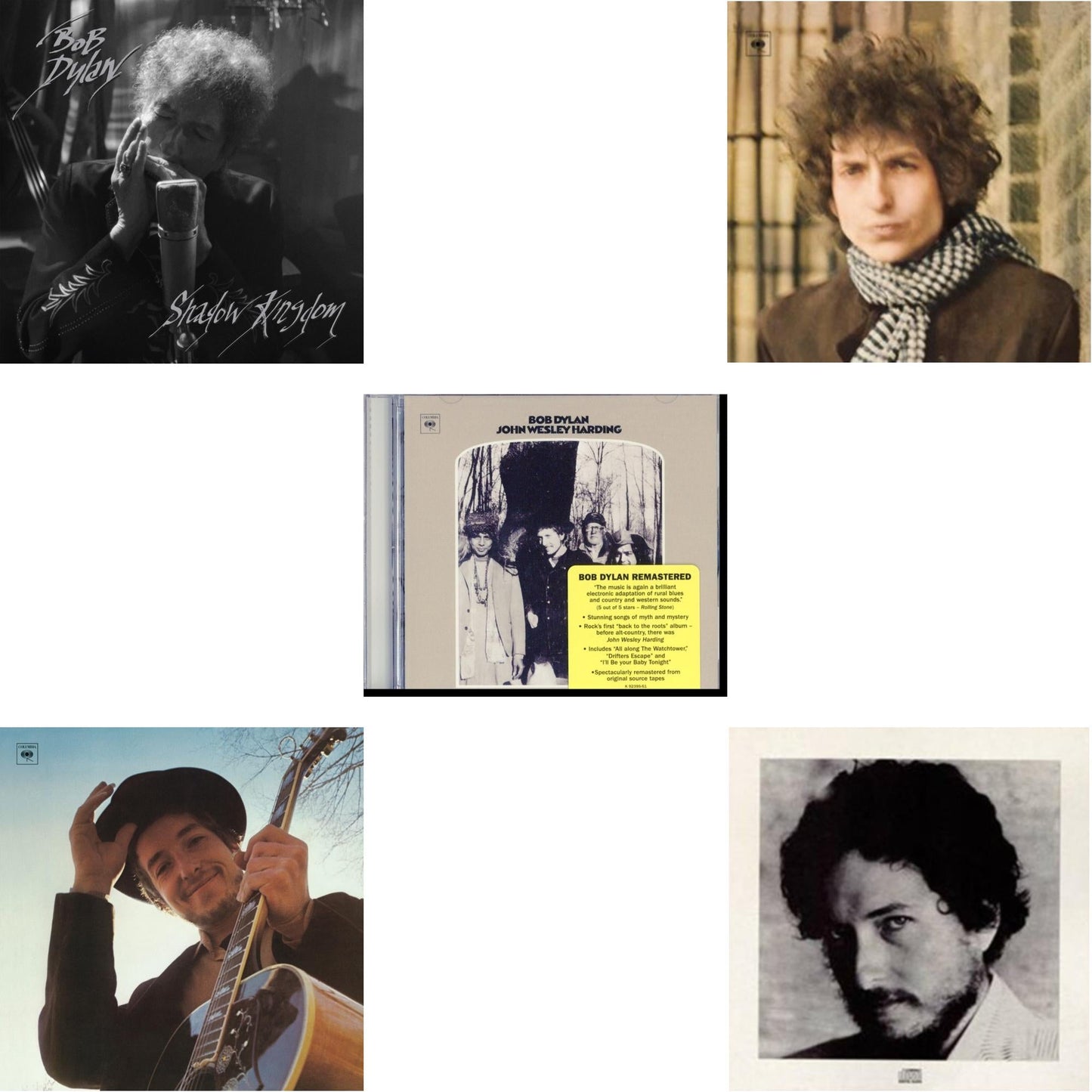 Shadow Kingdom & Nashville Skyline & John Wesley Harding & Blonde On Blonde & New Morning