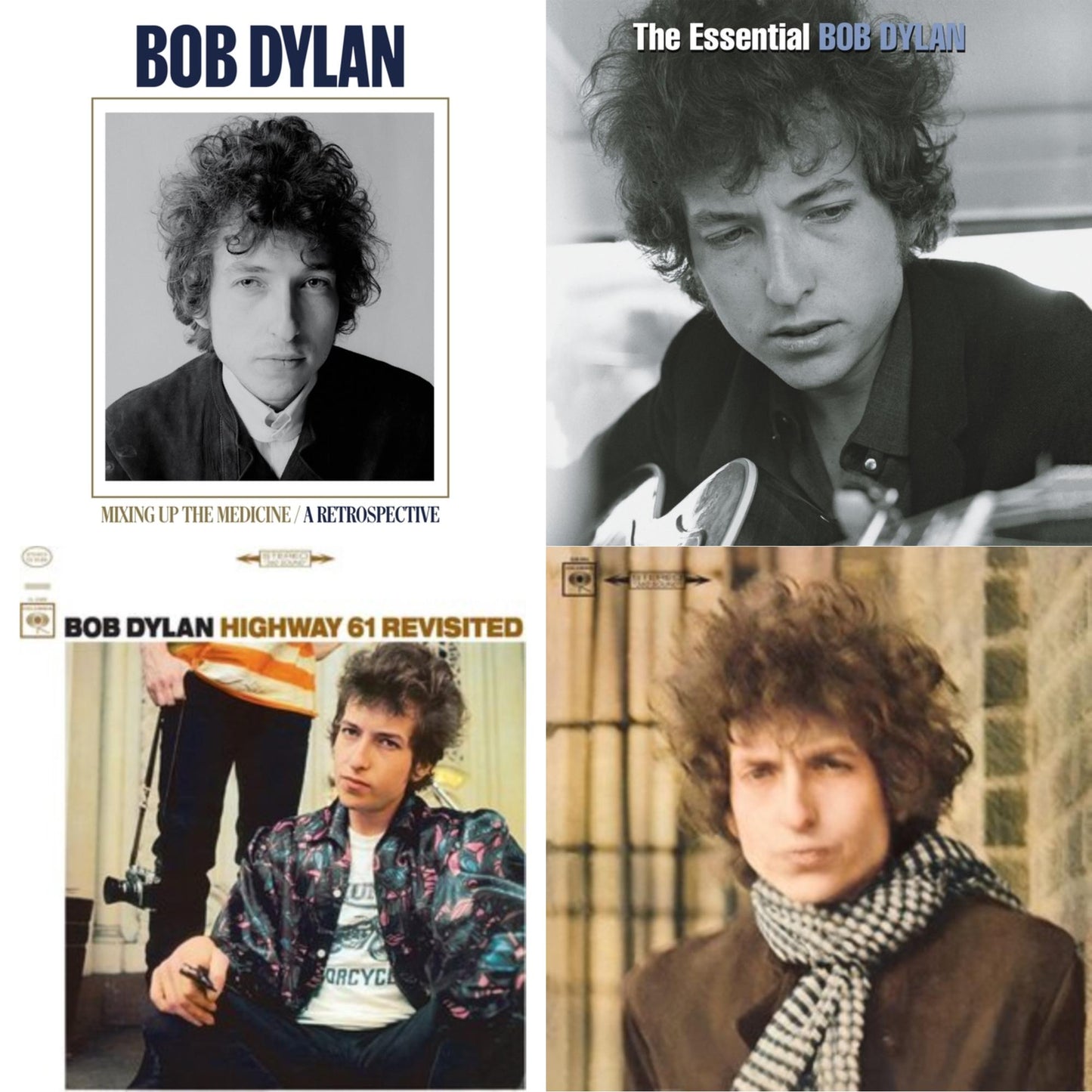 Highway 61 Revisited & Blonde On Blonde & Mixing Up The Medicine & Essential Bob Dylan