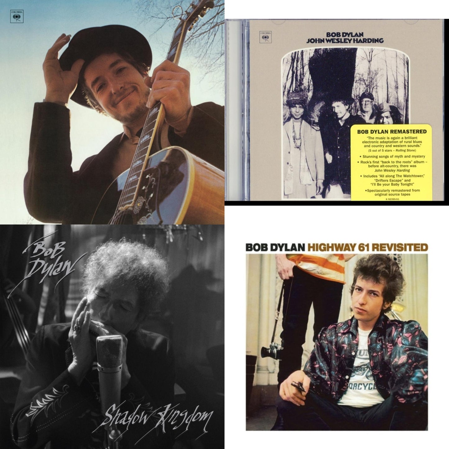 Shadow Kingdom & Nashville Skyline & John Wesley Harding & Highway 61 Revisited