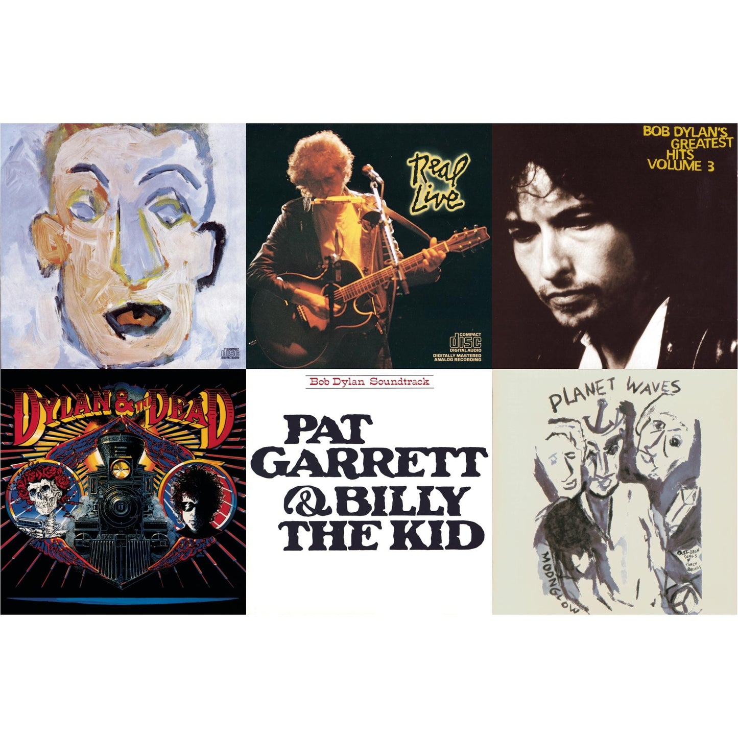 Pat Garrett & Billy The Kid & Real Live & Greatest Hits Vol.3 & Planet Waves & Self Portrait & Dylan & The Dead