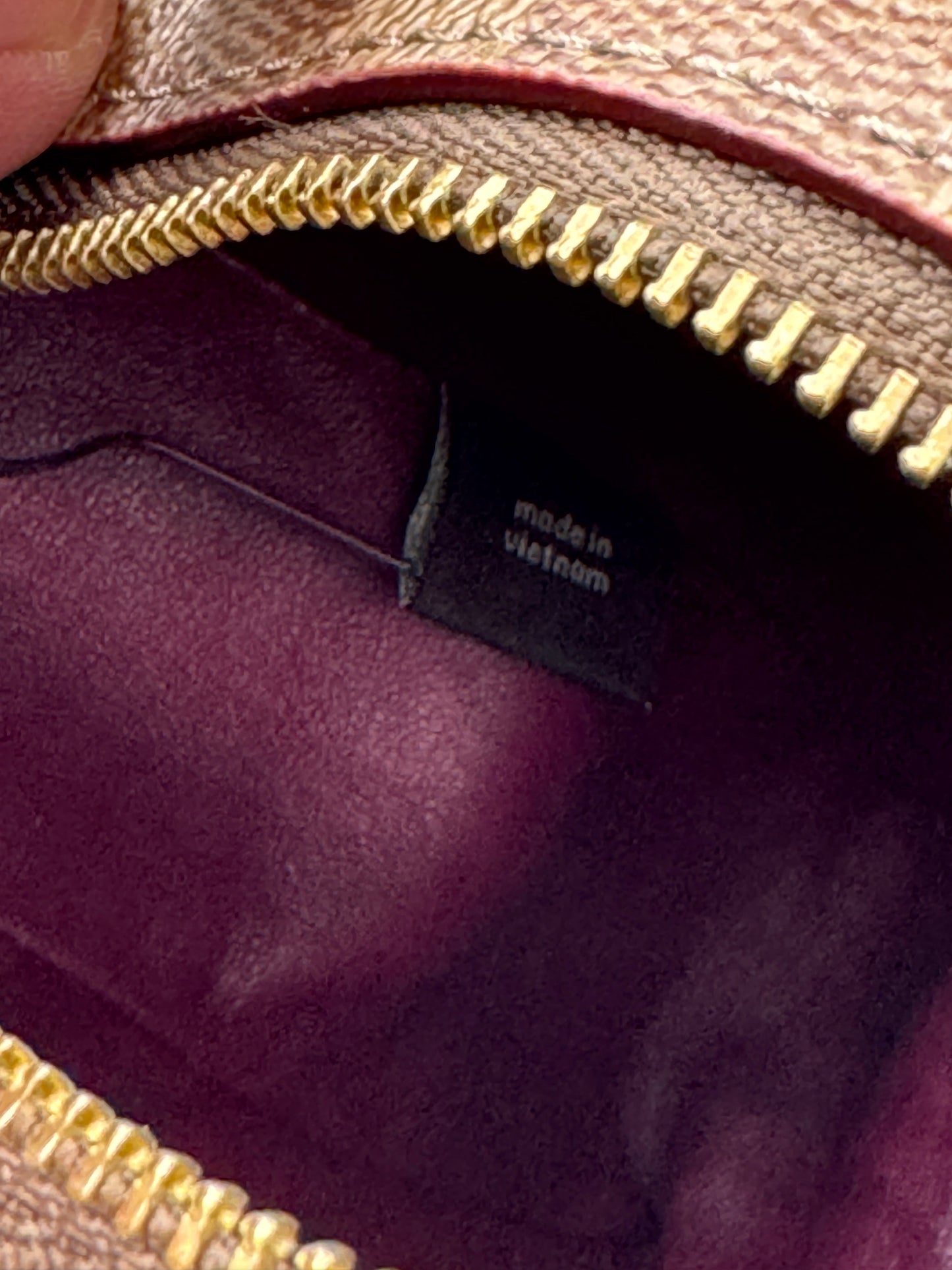 Coach Rexy Bag In Signature Canvas Imported With Keychain