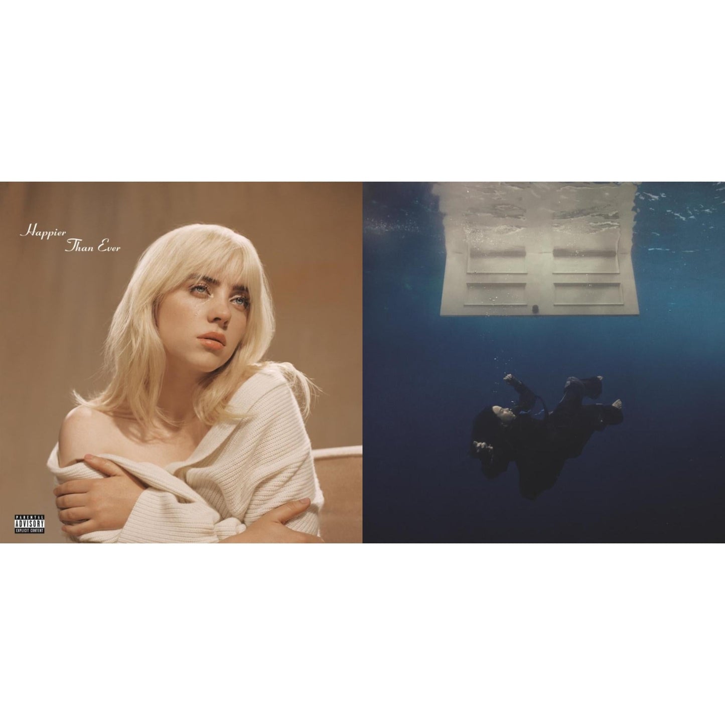 Happier Than Ever (X) (2LP) & Hit Me Hard & Soft (Recycled Black LP Vinyl)