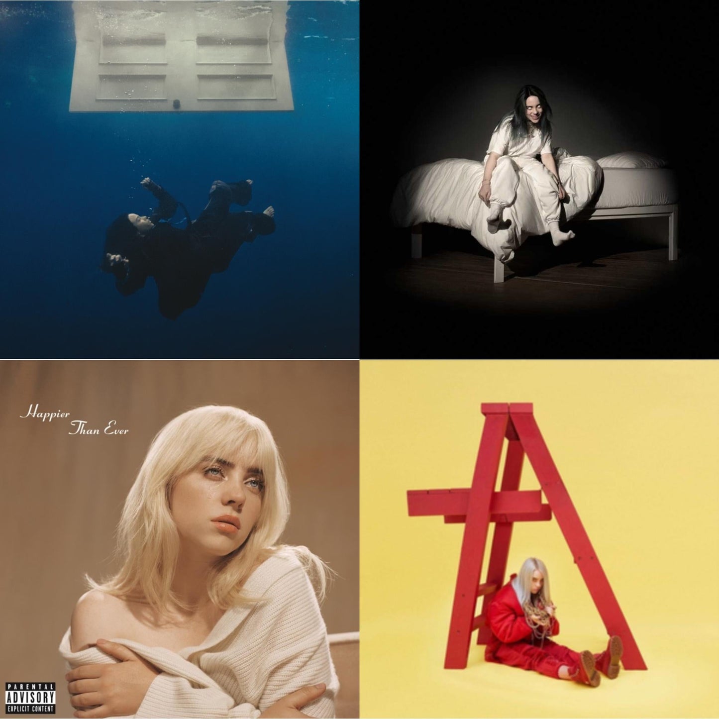 Happier Than Ever (X) & Hit Me Hard & Soft & When We All Fall Asleep, Where Do We Go? & Dont Smile At Me