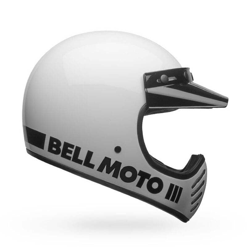 BELL MOTO 3 CLASSIC GLOSS WHITE
