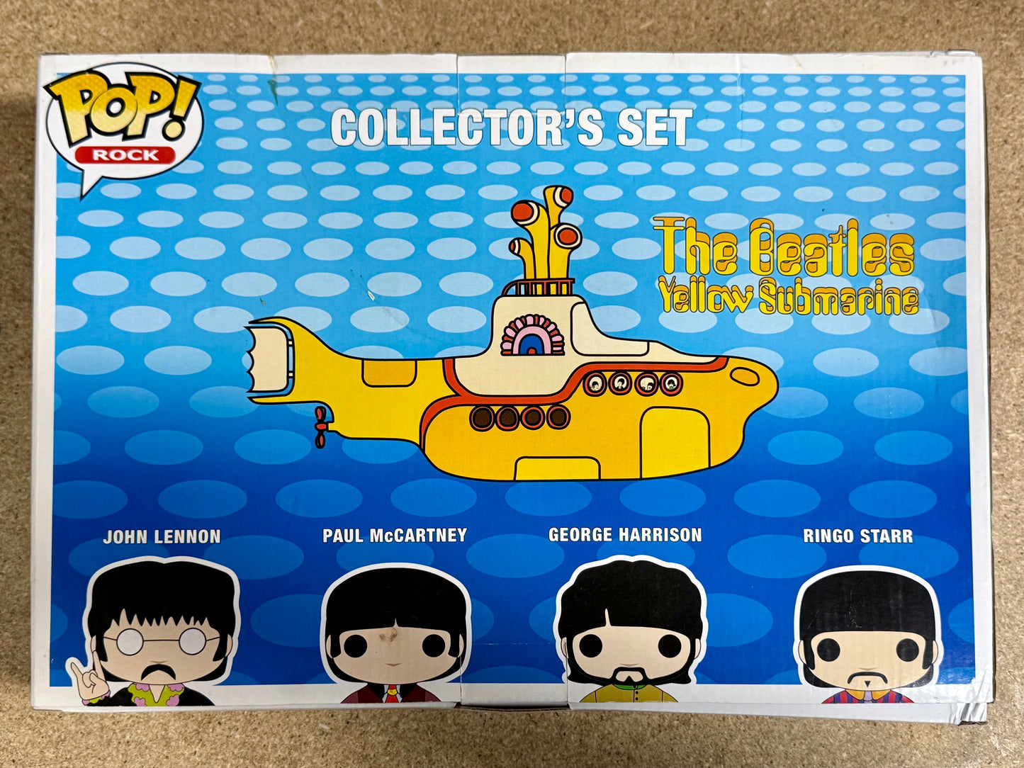 Funko Pop! Rock The Beatles Yellow Submarine Collectors Set Vaulted Grail 2012