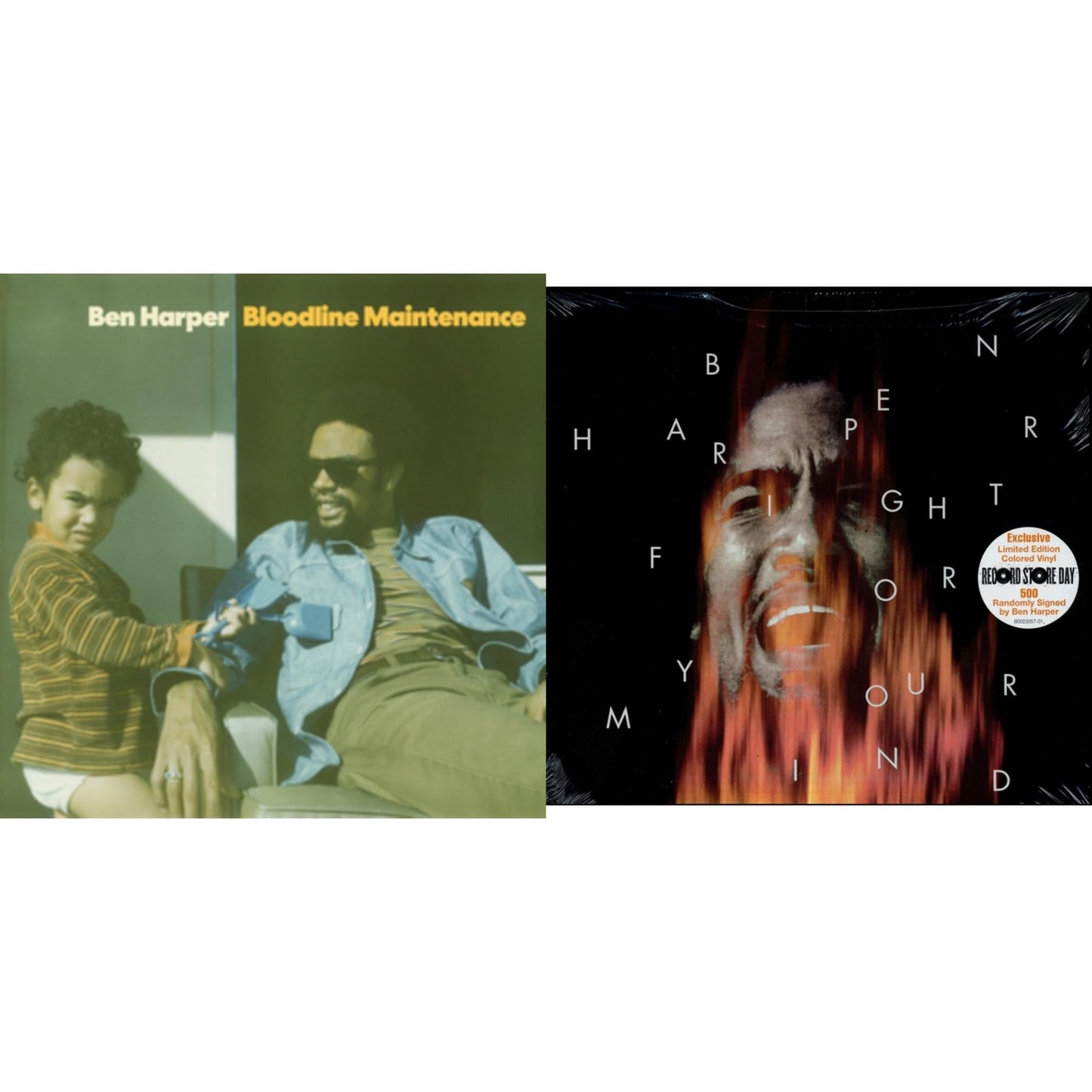 Fight For Your Mind (Red & Green LP Vinyl)(Spec Cover) & Bloodline Maintenance