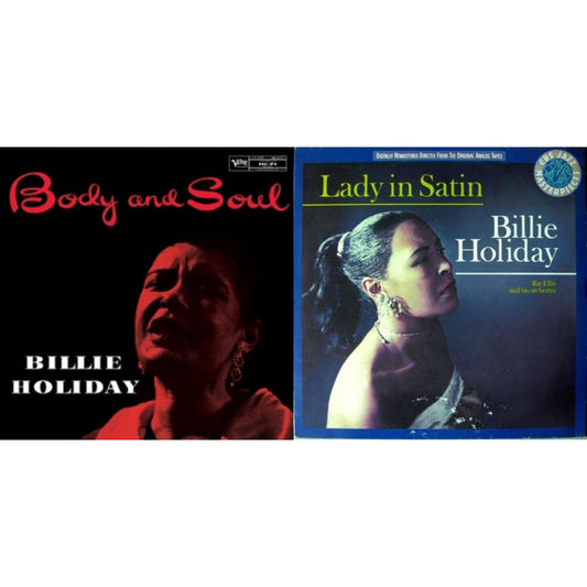 Billie Holiday - Body & Soul (Verve Acoustic Sounds Series) & Lady In Satin - LP Vinyl Bundle