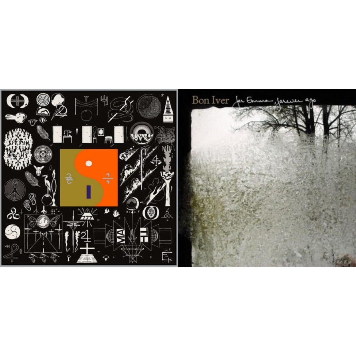 Bon Iver - For Emma Forever Ago & 22 A Million - LP Vinyl Bundle