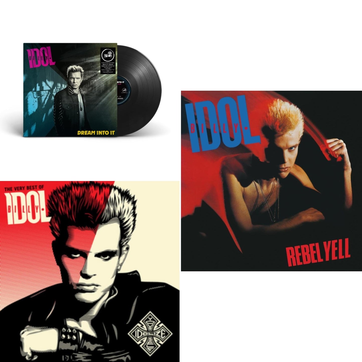 Dream Into It & Rebel Yell (Expanded Edition) (Deluxe/2LP) & Idolize Yourself: Very Best Of (2LP)
