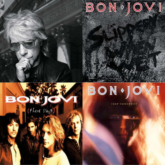 2020 (2LP/Gold Vinyl) & 7800º Fahrenheit (180G) & Slippery When Wet (180G) & These Days (180G)