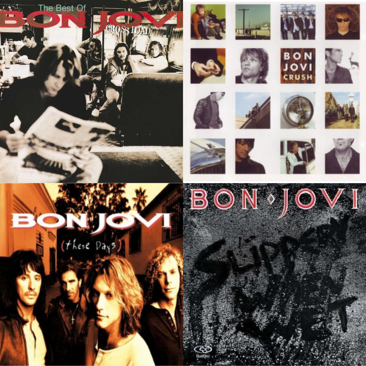 Cross Road (2LP) & Slippery When Wet (180G) & These Days (180G) & Crush (180G)