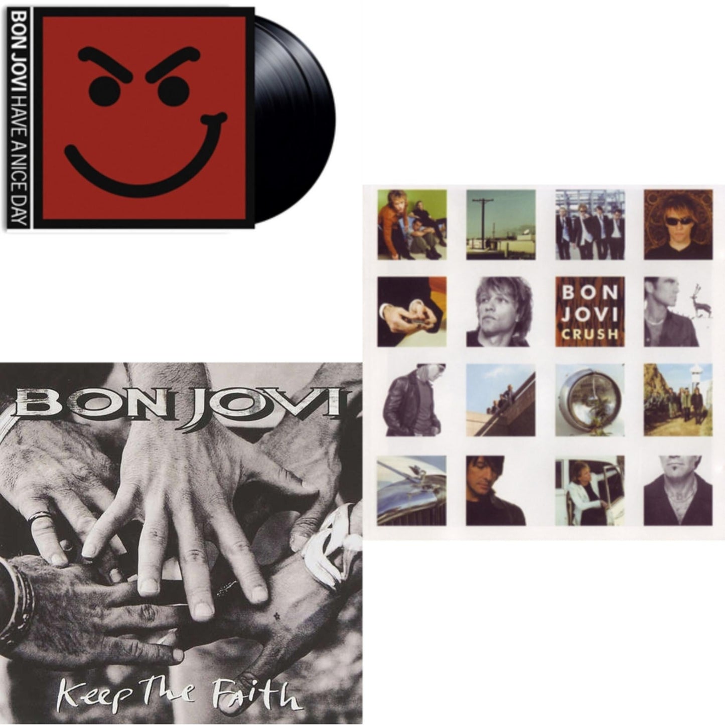 Keep The Faith (180G) & Crush (180G) & Have A Niceday (180G)