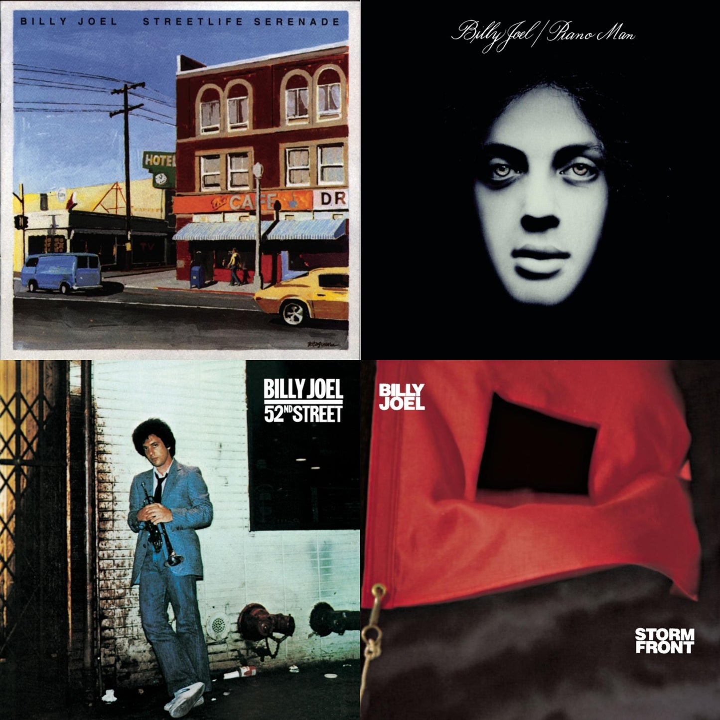 Stormfront & Streetlife Serenade & 52Nd Street & Piano Man