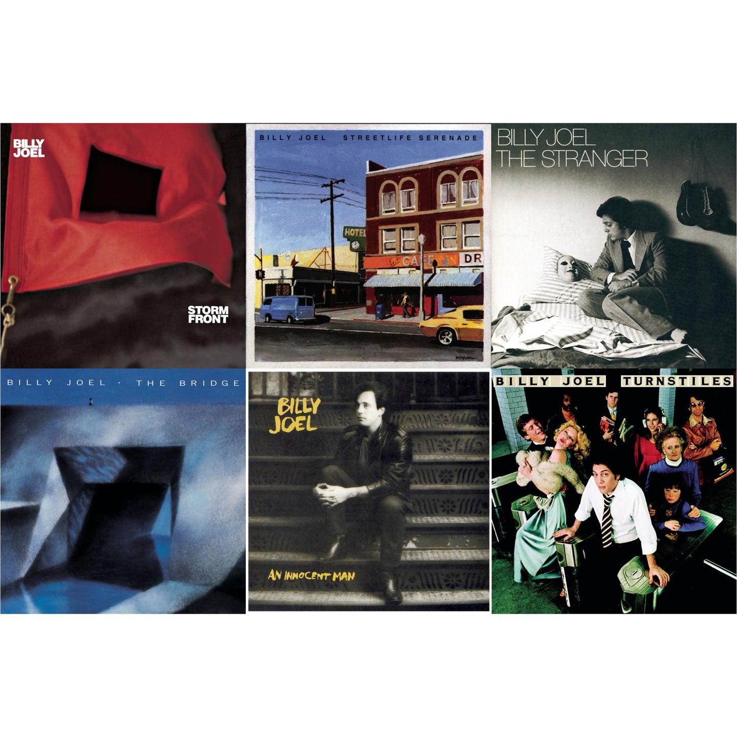 Turnstiles & Stormfront & Streetlife Serenade & Bridge & An Innocent Man & Stranger