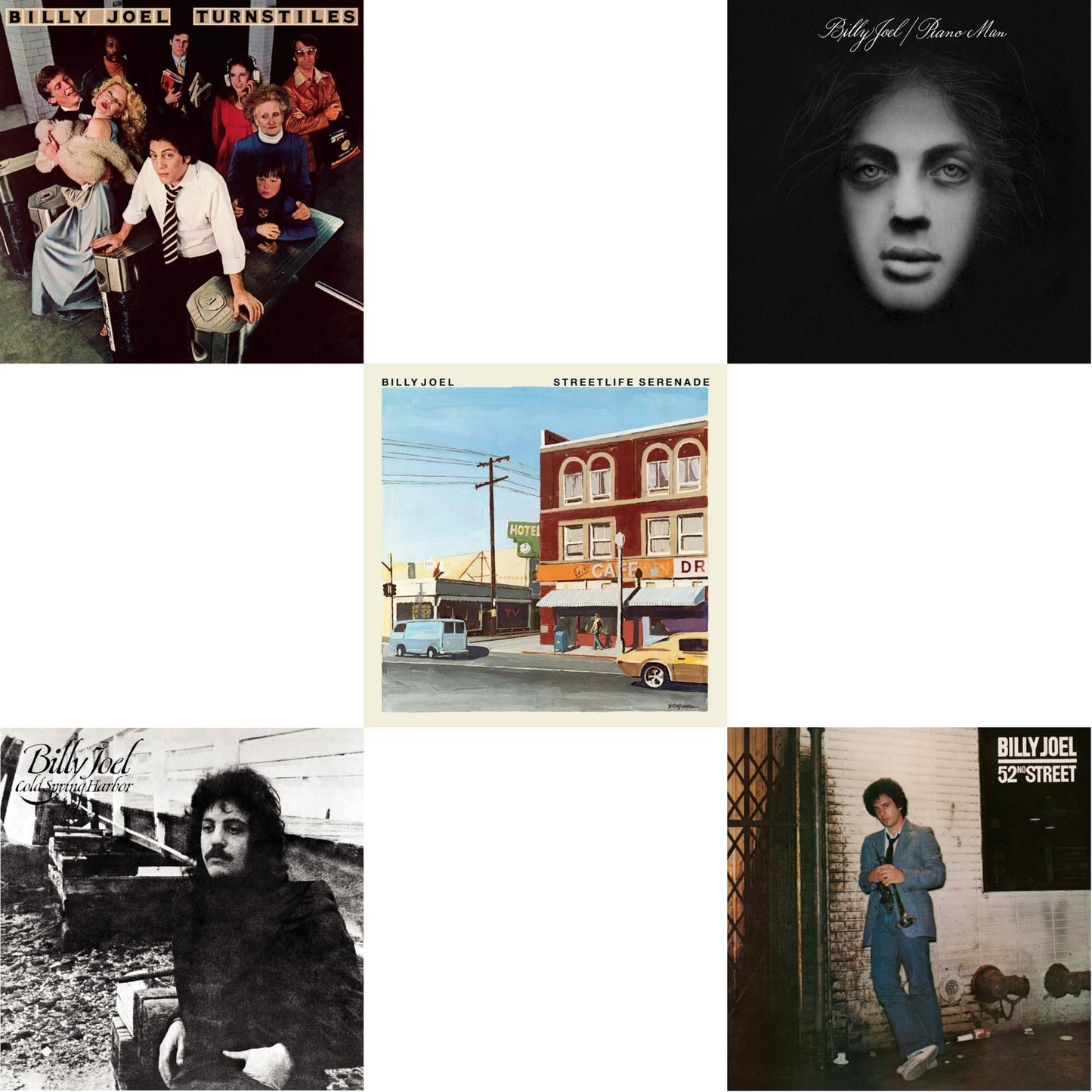 Cold Spring Harbor & Piano Man & Streetlife Serenade & Turnstiles & 52Nd Street